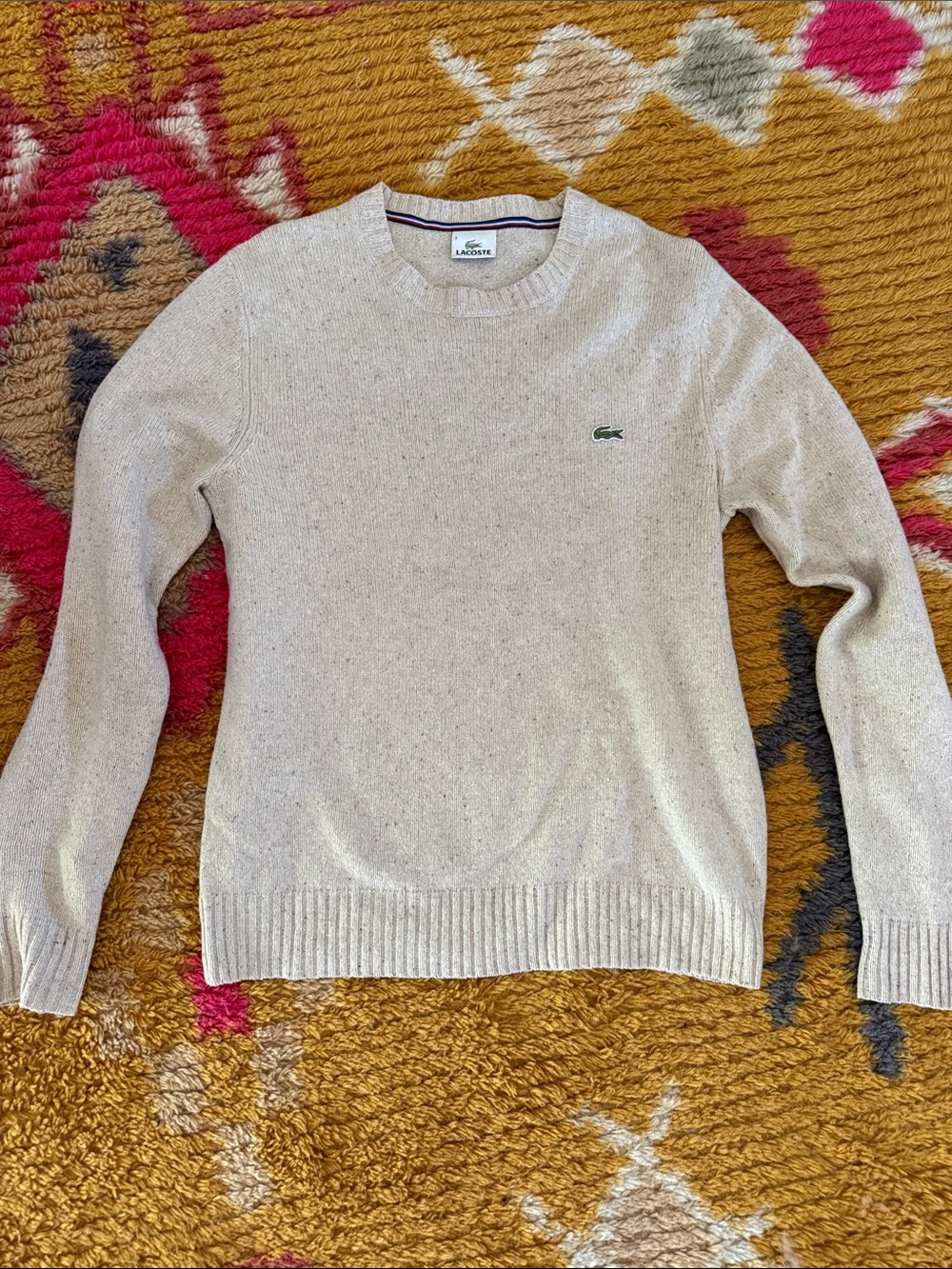 Lacoste wool pullover sweater